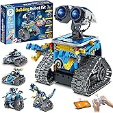 Sillbird Robot Building Kit with Remote Control STEM Gifts for Boys Ages 8-12, Technic Coding Robotic Toys for Kids Birthday,