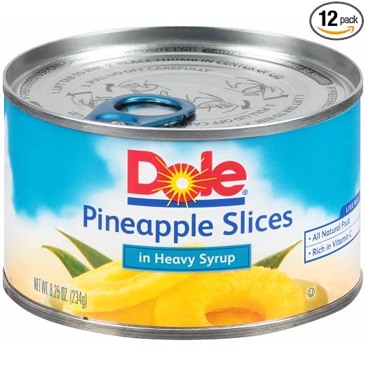 Dole 8.25oz pineapple sliced (038900001094)