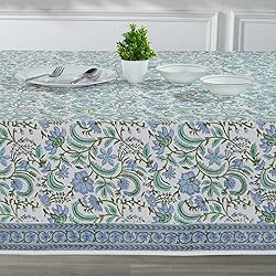 Ridhi Dark Columbia Blue, Turquoise Green 72x190