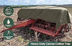 Heavy Duty Waterproof Canvas Tarp by CCS CHICAGO