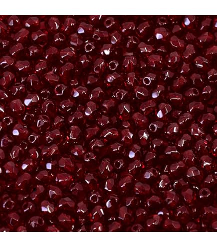 Cuentas Prensadas De Vidrio Checo, Cuentas Pulidas Al Fuego De