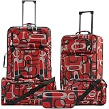 Travelers Club Tuscany 5-Piece Upright Luggage Set, Circle
