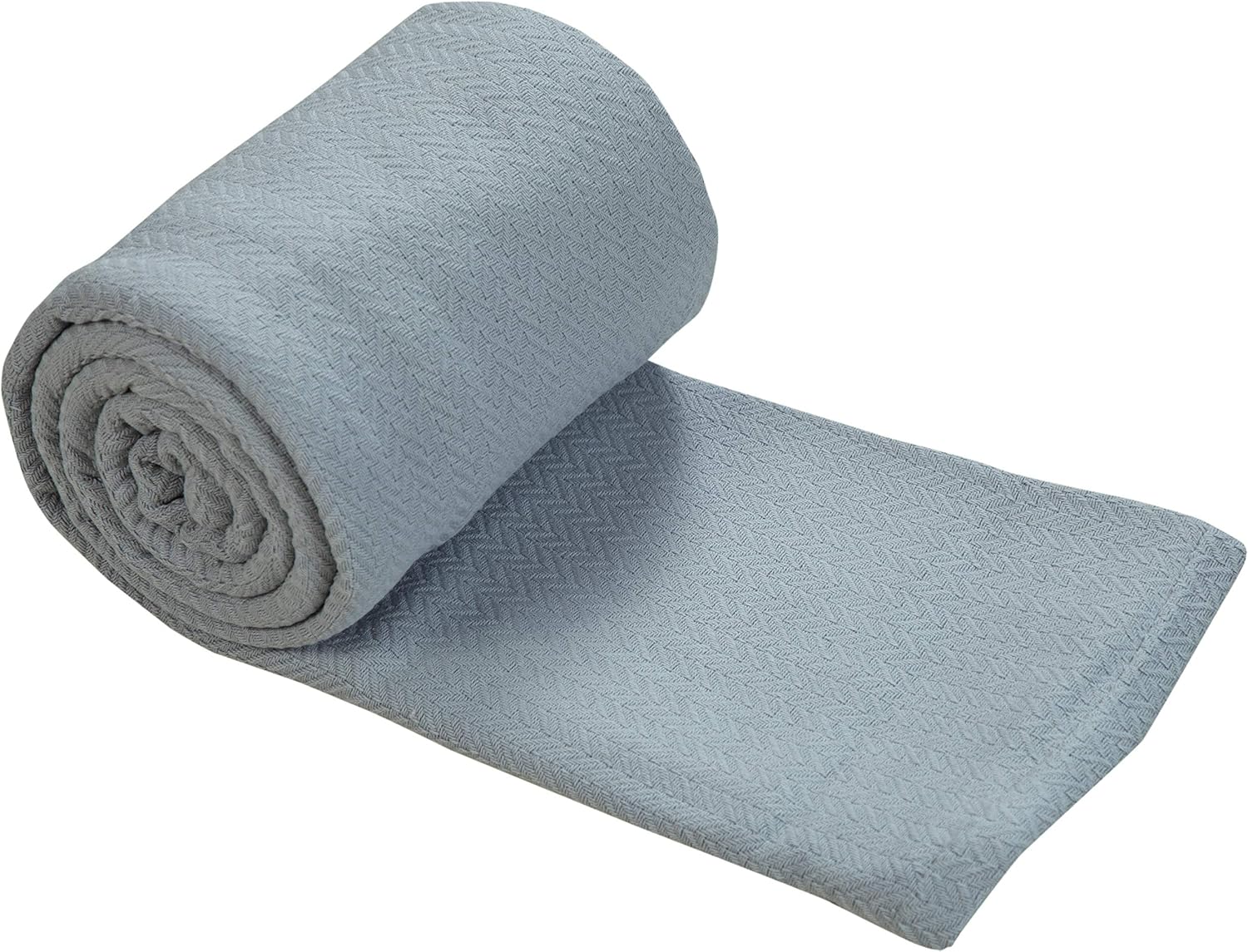 100% Soft Premium Ringspun Cotton Thermal Blanket - Full/Queen - Dark Brown - Snuggle in These Super Soft Cozy Cotton Blankets - Perfect for Layering Any Bed - Provides Comfort and Warmth for Years: Kitchen & Dining