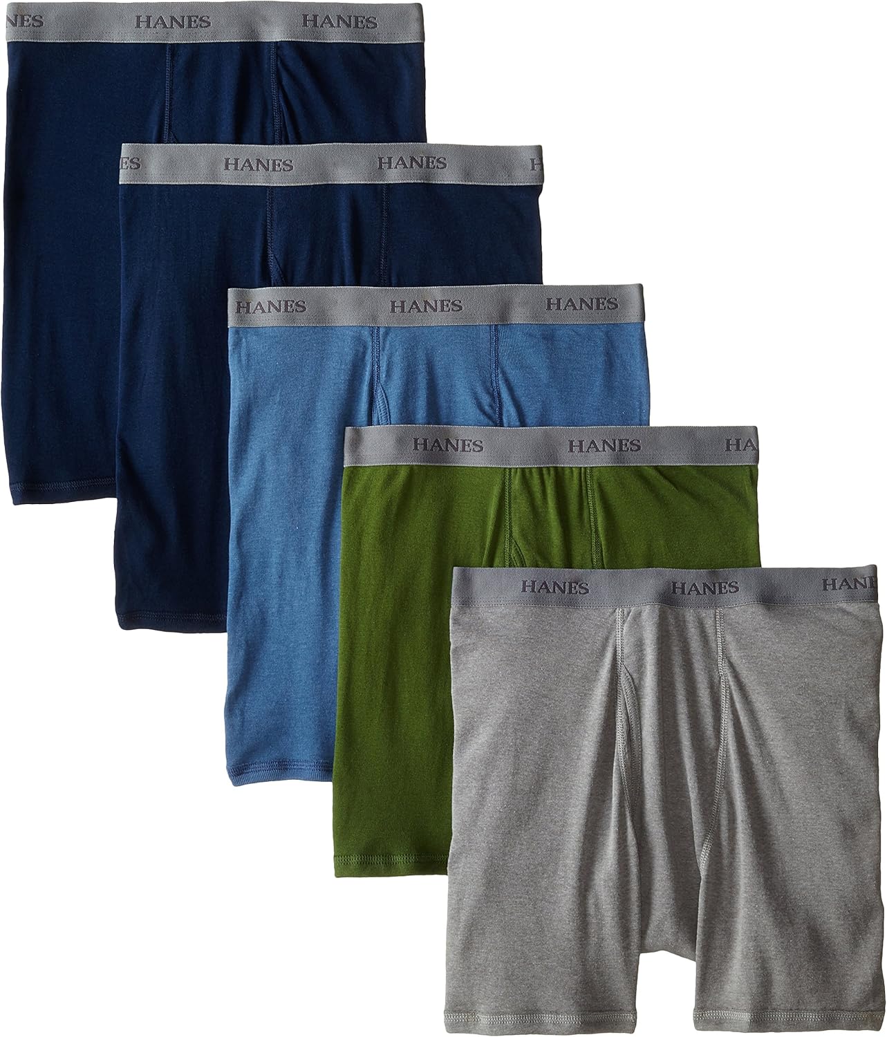 Hanes Ultimate Men's 5-Pack Fashion Boxer Briefs at  Men’s Clothing store