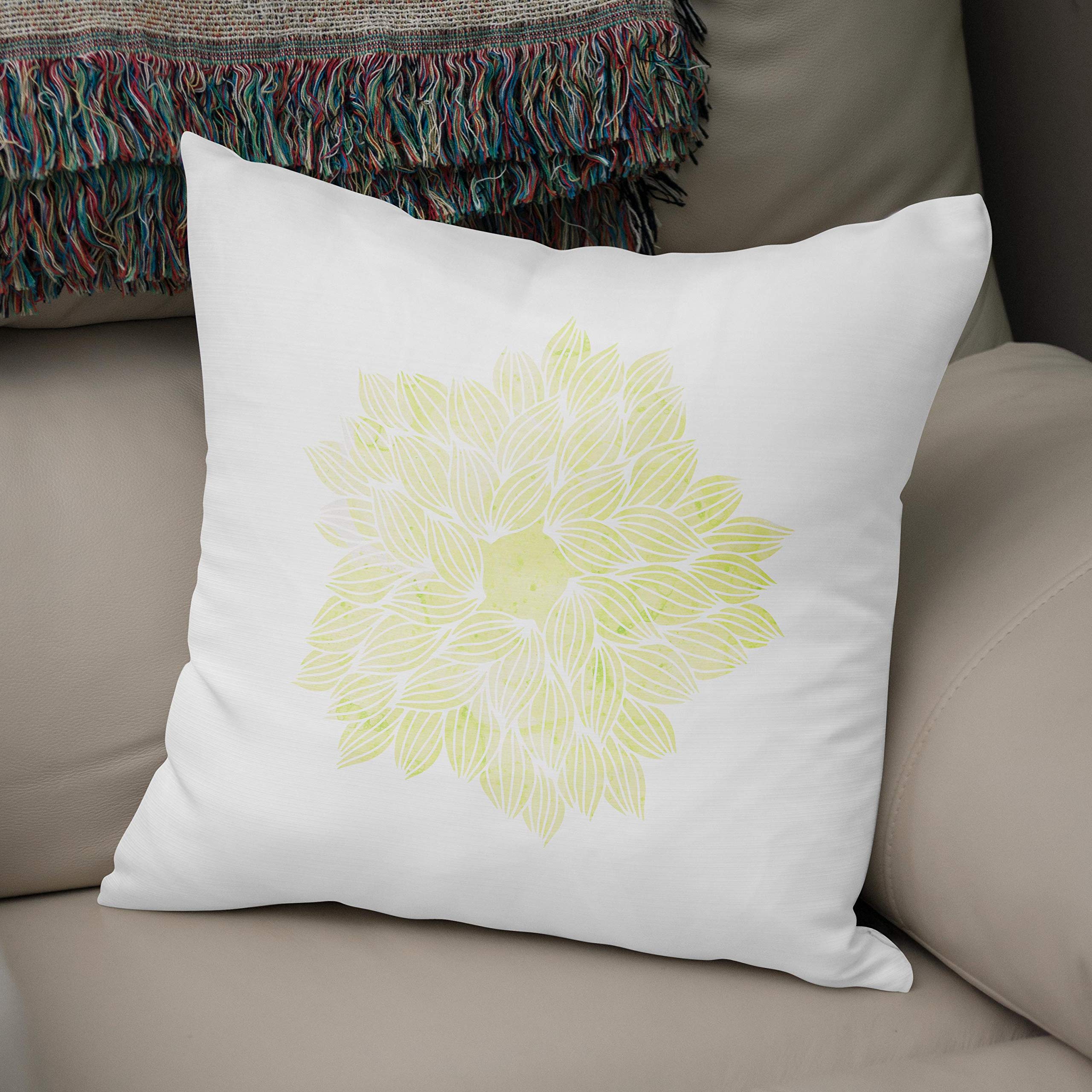 Bonamaison, Decorative Cushion Cover - 50% Cotton 50% Polyester - 43x43cm - Designed and Manufactured in Turkey