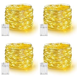 Dazzle Bright Fairy Lights Battery Operated, 4 Pack