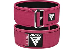 RDX Women Weight Lifting Belt 4” Adjustable Back Lumbar Support Bodybuilding, Powerlifting Strength Training Core Exercise Fi
