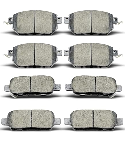 Amazon.com: CCIyu D905 D969 Front & Rear Ceramic Brake Pads