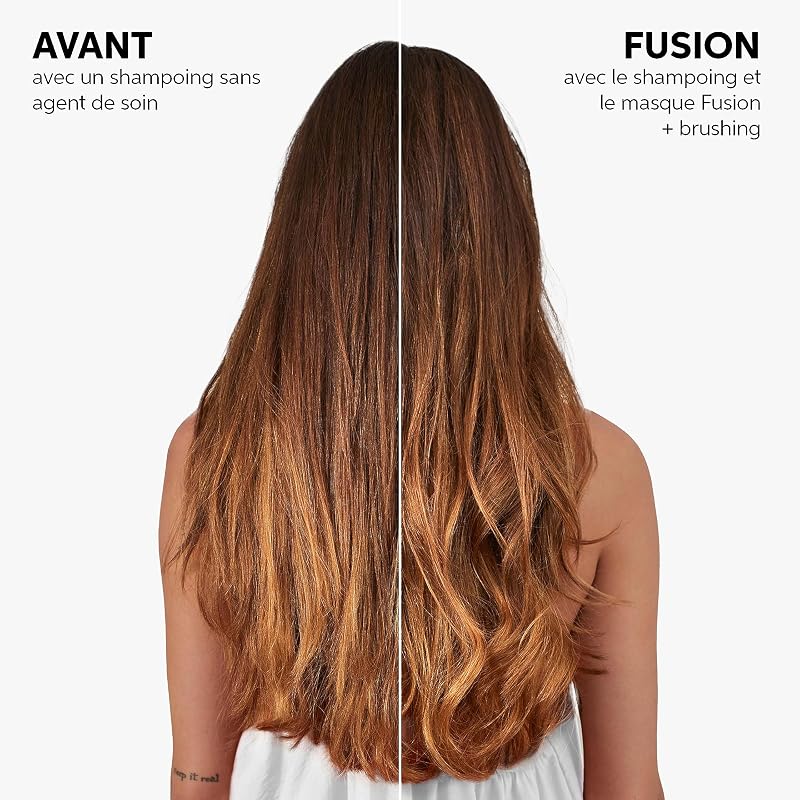 Fusion Masque Réparation Intense - Masque Nourrissant et Démêlant pour Cheveux Secs et Abîmés - Apporte brillance et prévient la casse, 500ml
