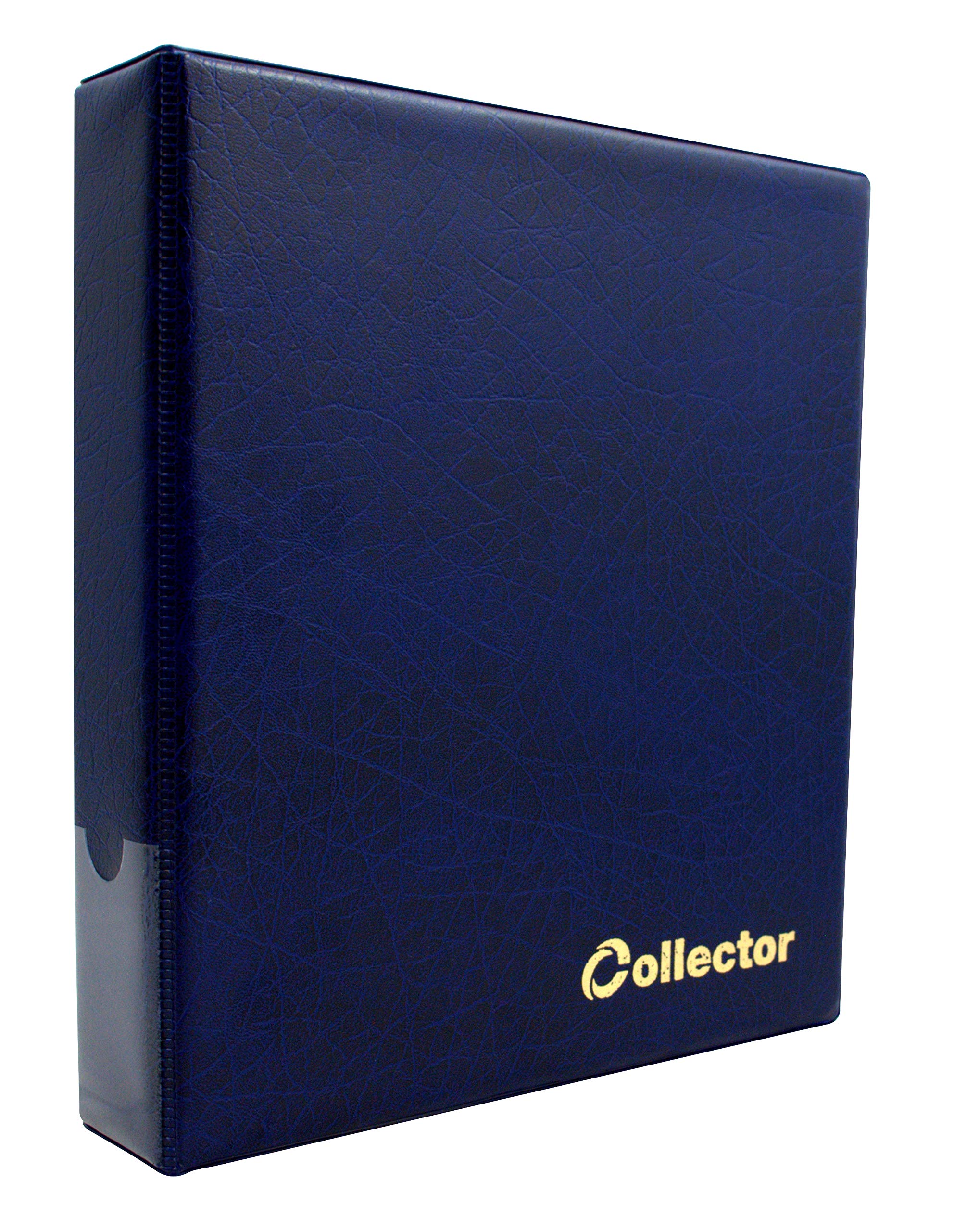 Collector Coin Album for 280 MEDIUM sizes coins 50p 50 pence £1 £2 €1 €2 - 14 pages and red dividers - BLUE