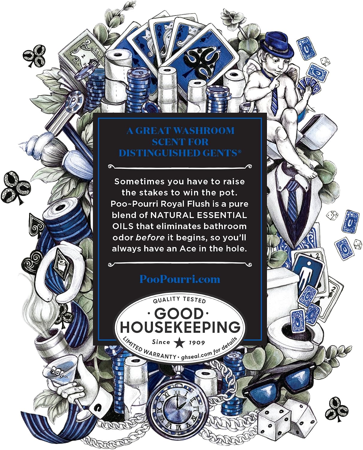 Poo-Pourri Before-You-Go Toilet Spray, Royal Flush, 4 Fl Oz - Eucalyptus and Spearmint, 59 ml (Pack of 1) - Image 5