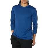 Amazon Essentials Men's Long Sleeve Moisture Wicking Performance Tech Workout Crew Neck T-Shirt