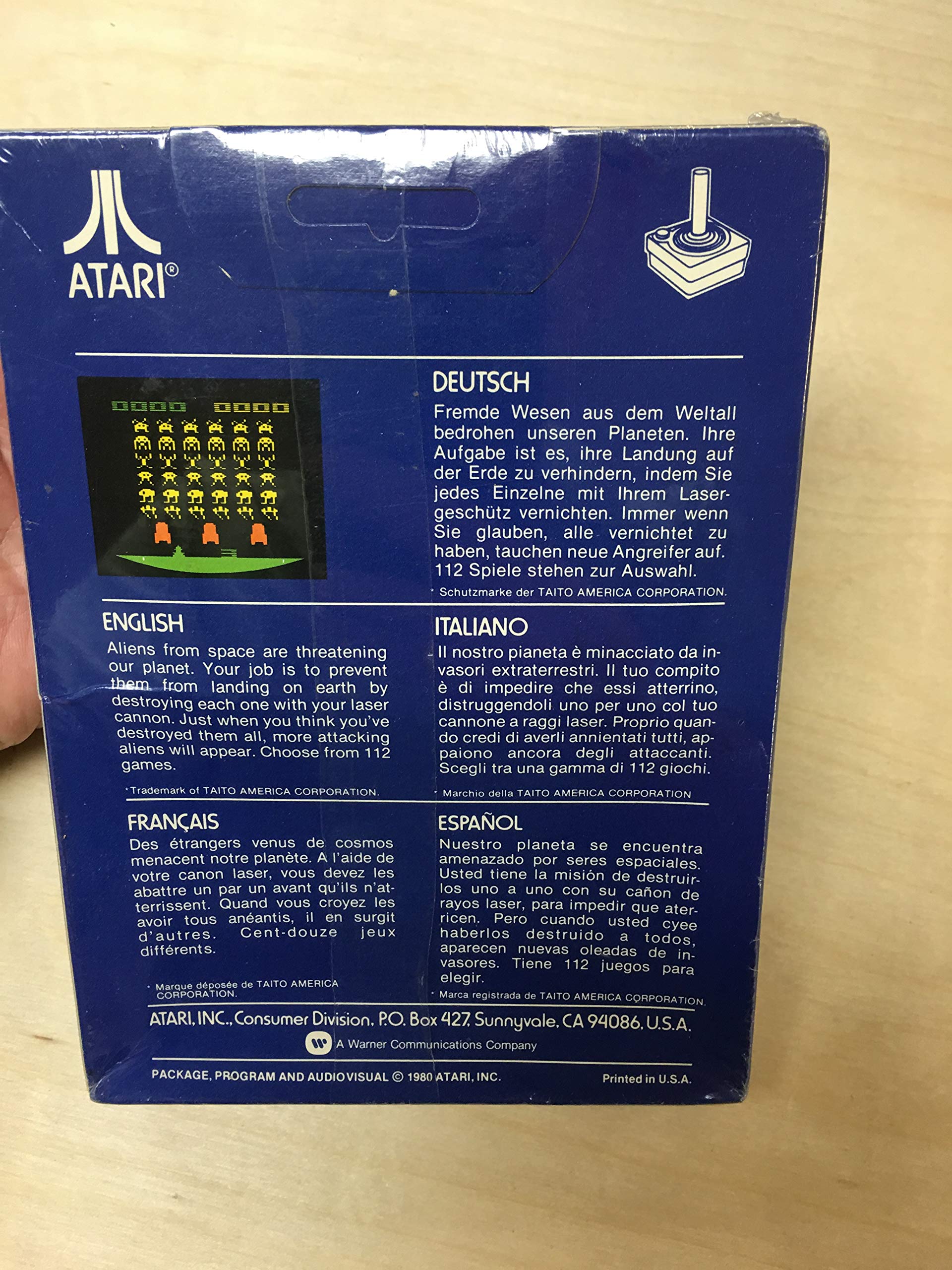 Space Invaders - Atari 2600 - CX2632 - Video Game - Cartridge Only - 1978