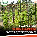 SOL 3pk Garden Trellis 150x30cm Expanding Climbing Plant Fence Panels view 4