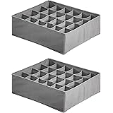 Amazon Basics Socks and Underwear Dresser Organizers, 2-Pack