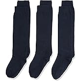 Jefferies Socks Girls 2-6X School Uniform Knee High 3 Pair Pack