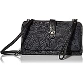 Sakroots Artist Circle Smartphone Crossbody in Coated Canvas, Detachable Wristlet Strap