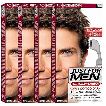 Amazon Com Just For Men Autostop Men S Hair Color Medium Brown A