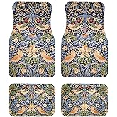 Upgraded Version William Morris Style Car Mats high Absorbency car mats. Non-Slip Feature Car Floor Mats Car RugsMatsCar Automotive Floor mat Automotive Liners car countertop Decorative mats