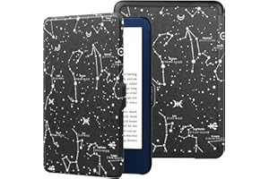 HGWALP Case for 6" All-New Kindle 11th Generation 2022 Release & Kindle 6" 11th - 2024 Release Only, Folio Ultra Slim PU Leather Cover with Auto Sleep and Wake, Protective Case for Kindle 2022/2024
