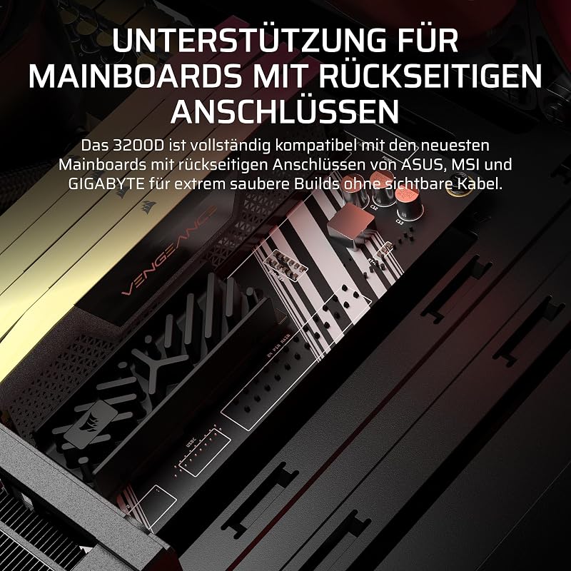3200D RS ARGB Mid-Tower ATX PC-Gehäuse – Rauchgrau