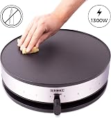 Duronic Electric Crepe Maker PM131 Pancake Maker 1300W Non-Stick 13in view 7