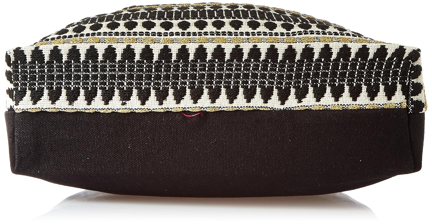 kanvas katha women's jacquard tote (kkjb009)