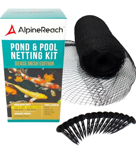 Dalen Teichnetz 71x102 Cm – Schwimmend, 0,95 Cm Maschen, Schützt Teich & Fische Vor Laub & Raubtieren