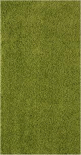 THE RUGS Living Room Shaggy Rug 60x110 cm Green 30 mm Thick view 6