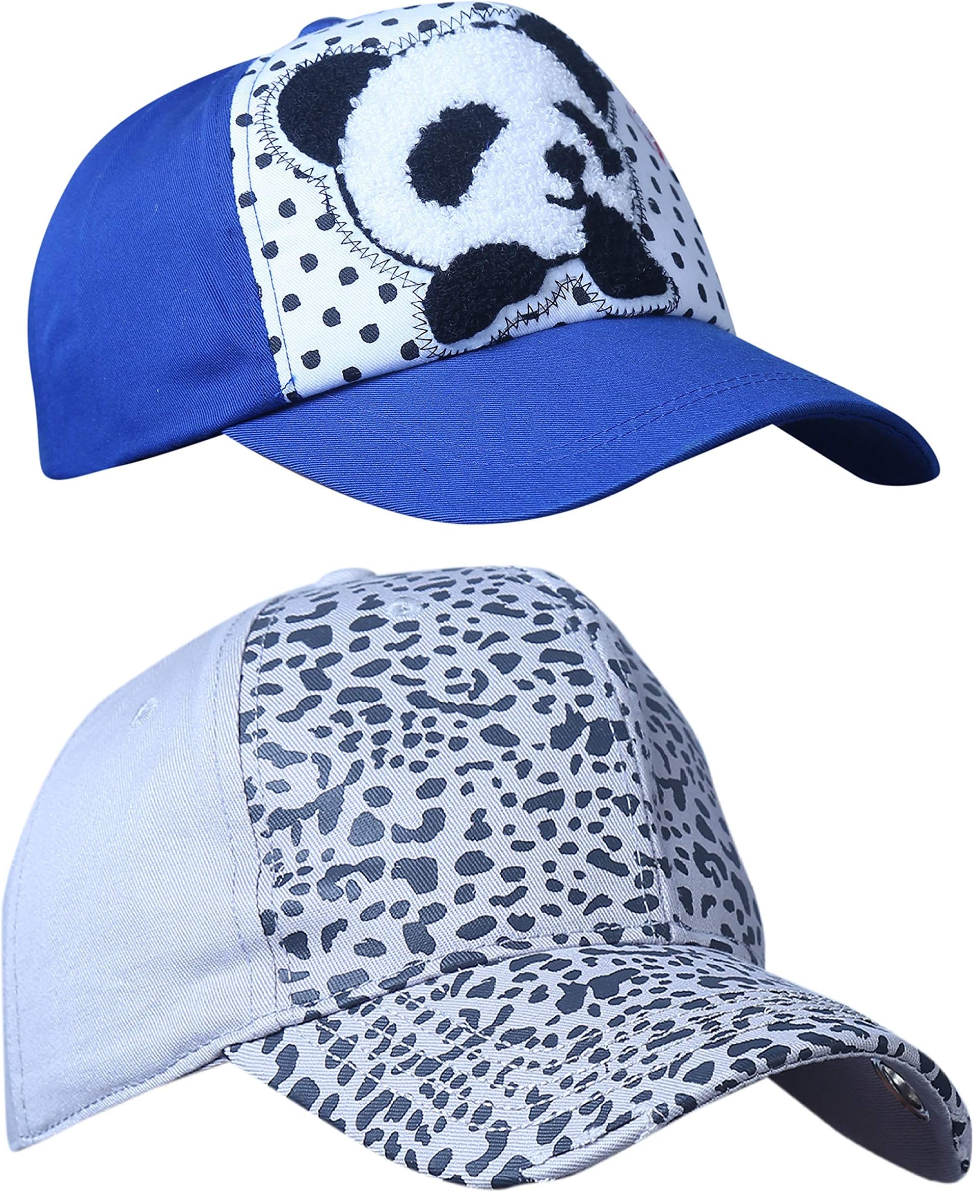 Zacharias Unisex Cotton Printed Sunscreen Baseball Cap Pack of 2 Free Size 5958