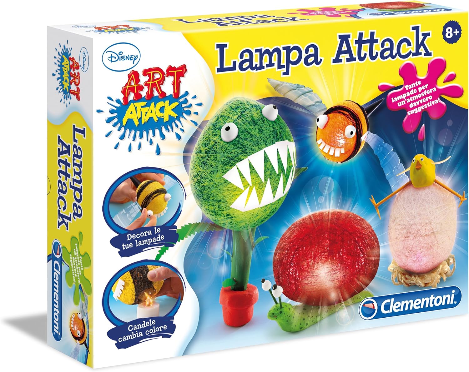 Lavoretti Di Natale Art Attack.Clementoni 15916 Art Attack Lampa Attack Amazon It Giochi E Giocattoli