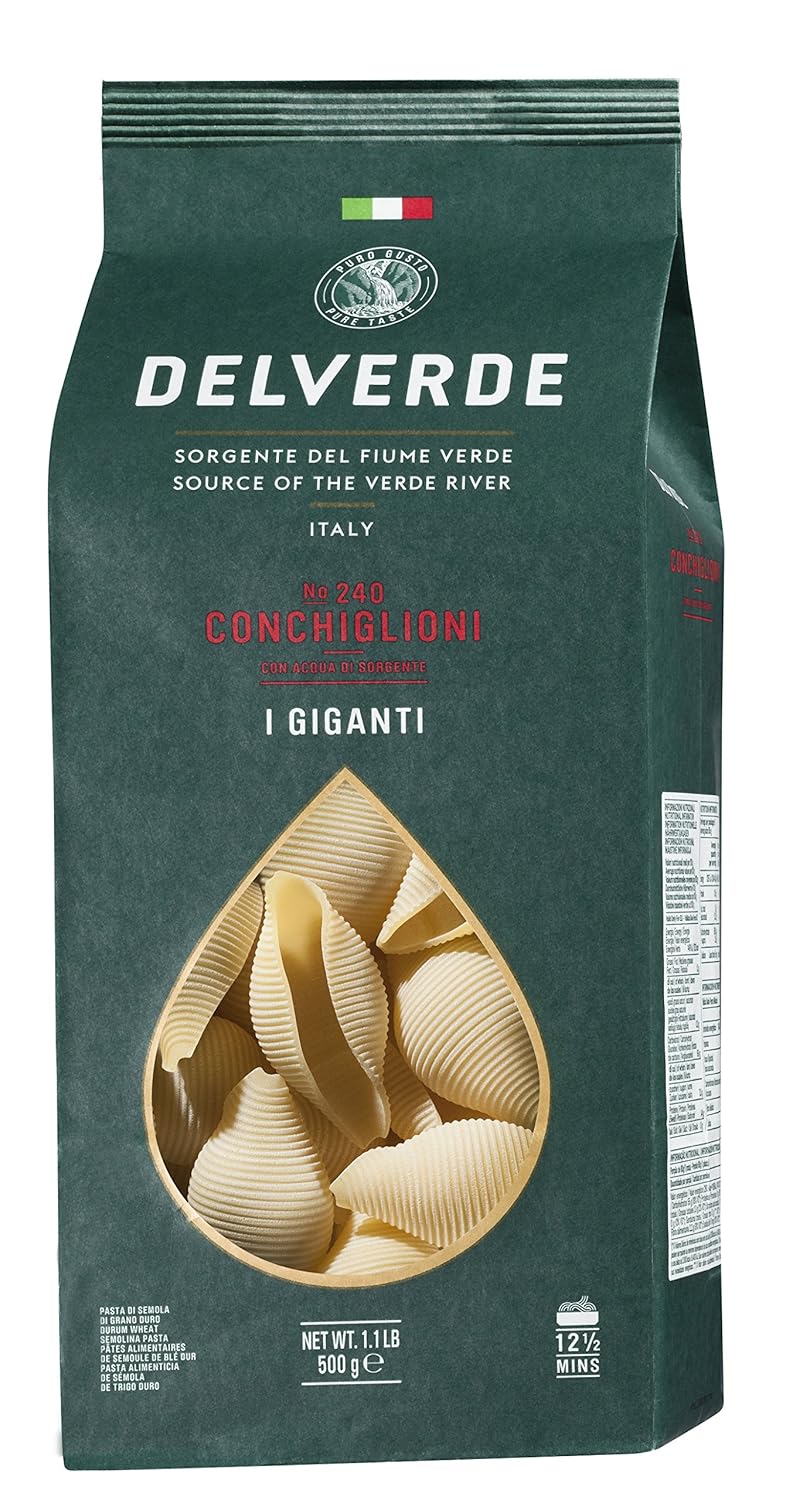 Delverde Conchiglioni 'I Gignati Pasta, 500g Amazon.in Grocery
