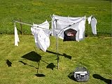 Addis 50m 4 Arm Rotary Washing Line Grey with Ground Spike & Height Tension view 2