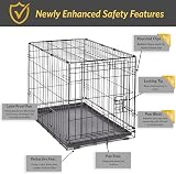New World 76 cm Single Door Folding Dog Crate Enhanced Security Medium Dogs view 4