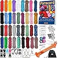 MONOBIN Paracord Combo Kit - 36 Colors, Multifunction Ropes & Accessories for Crafts