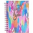 Graphique Hardbound Spiral Journal | Just Be You Design | Premium Paper | Notebook | Diary | Lists | Record Month and Date | Great Gift | 160 Ruled Pages | 6.25” x 8.25”