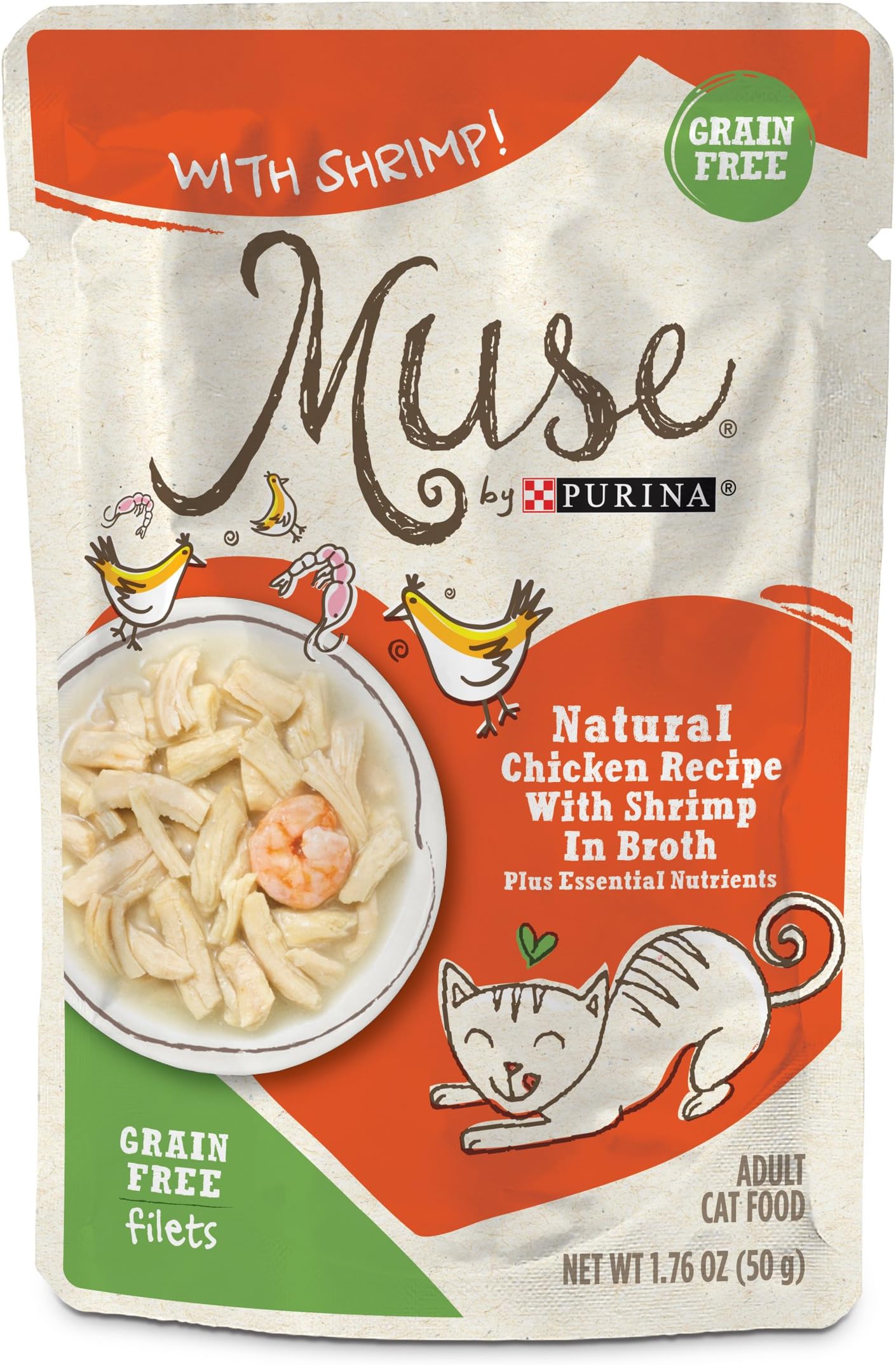 Muse Grain-Free Natural Filets Wet Cat Food