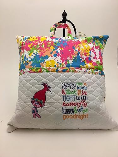 Amazon Com Troll Reading Book Pillow Handmade