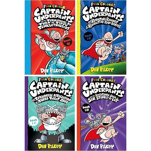 The Captain Underpants Collection Boxed Set, Eight Epic Novels