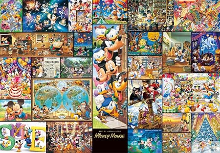 Amazon 00ピース ジグソーパズル ジグソーパズルアート集 ミッキーマウス ぎゅっとシリーズ 51x73 5cm ジグソーパズル おもちゃ