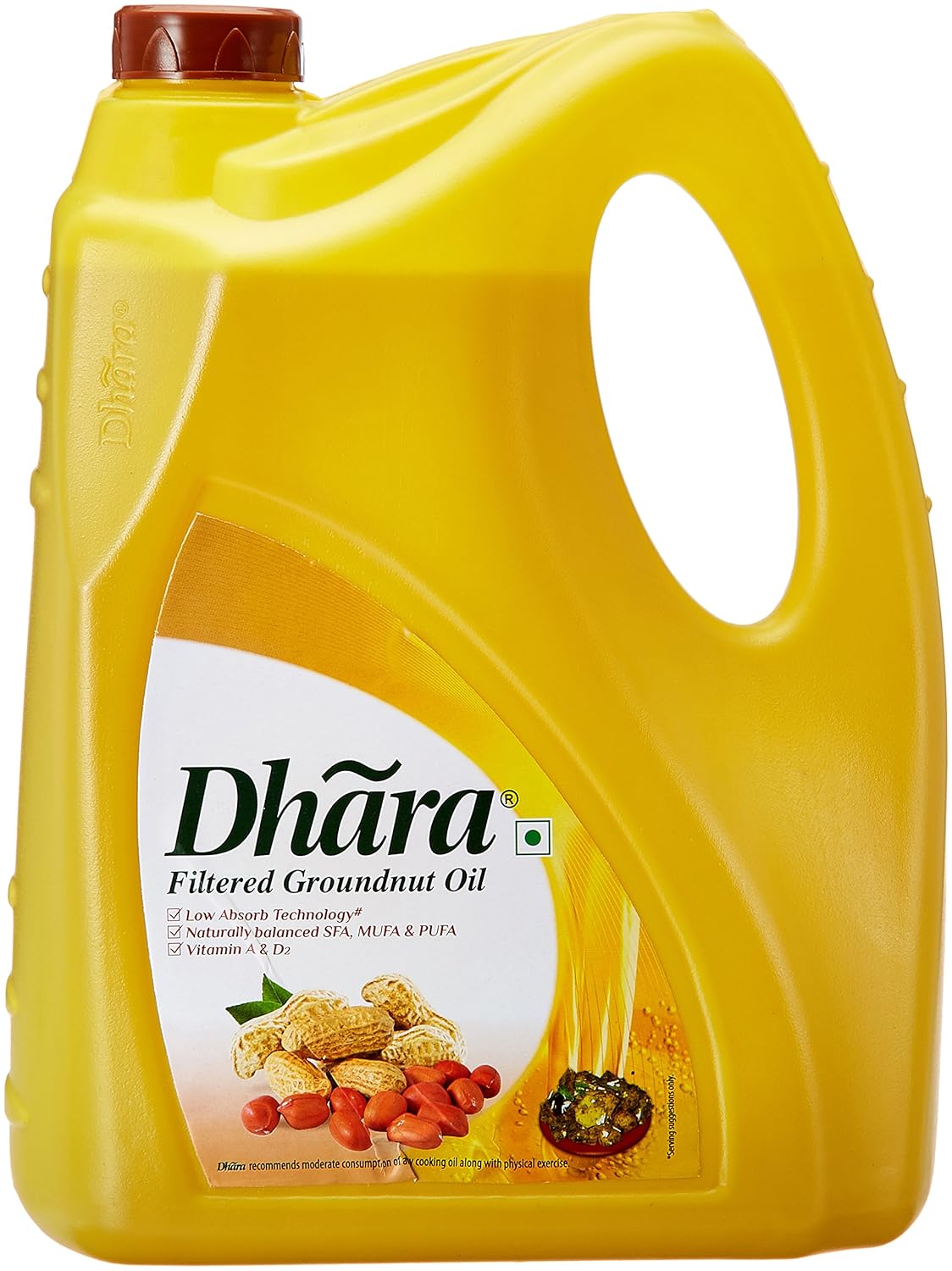 Dhara Ground Nut Oil Jar, 5L Amazon.in Grocery & Gourmet Foods