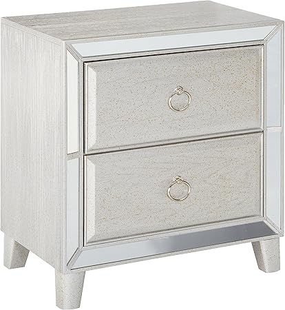 Amazon Com Acme Voeville Antique Gold Nightstand Furniture Decor