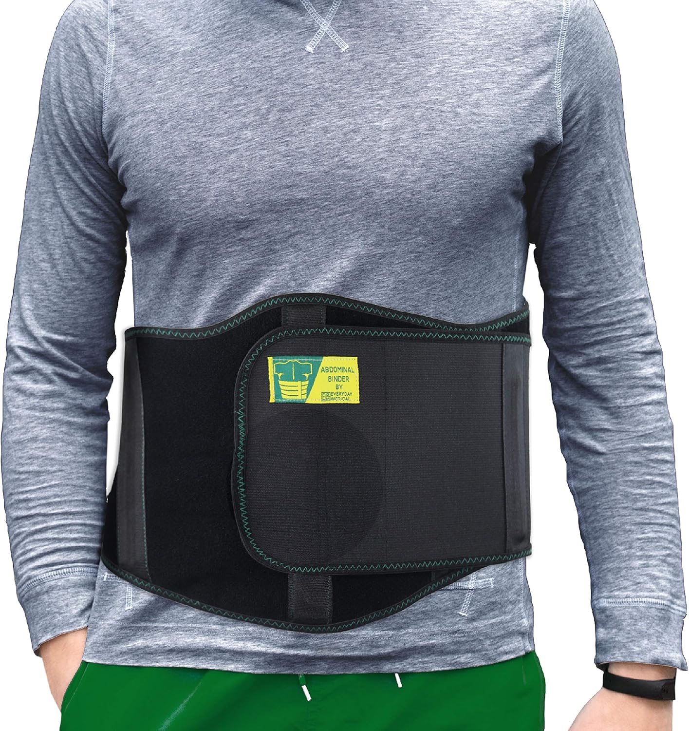 Ergonomic Umbilical Hernia Belt – Abdominal Binder for Hernia Support – Umbilical Navel Hernia Strap with Compression Pad – Ventral Hernia Support for Men and Women - Large/XXL Plus Size (42-57 in): Health & Personal Care