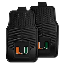 Fanmats University of Miami Hurricanes Set of 4 Car