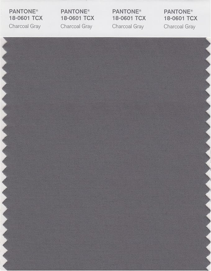 PANTONE Smart 180601X Color Swatch Card, Charcoal Gray House Paint