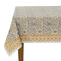 Ridhi - Hand Block Print Cotton Cloth Dinning Table
