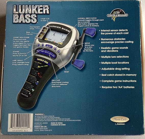 radica handheld fishing game