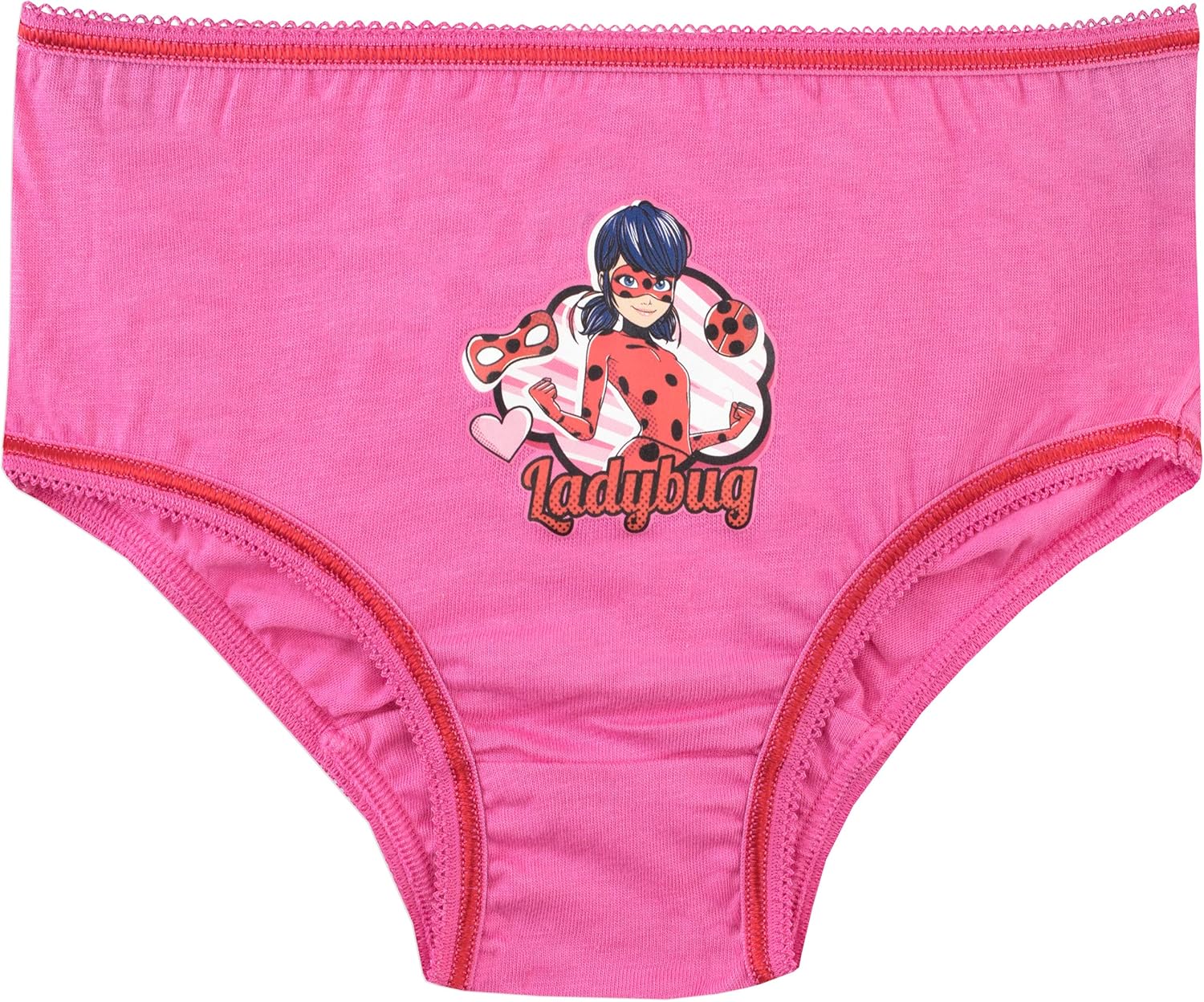 Underwear Miraculous Girls Ladybug Knickers Pack of 5 Clothing