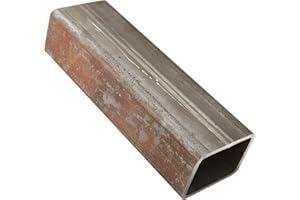ONLINE METALS OnlineMetals A500/A513 Carbon Steel Rectangular Tubing, Hot Rolled, ASTM A36, 1.5" Height, 3" Width, 0.12" Wall, 48" Length