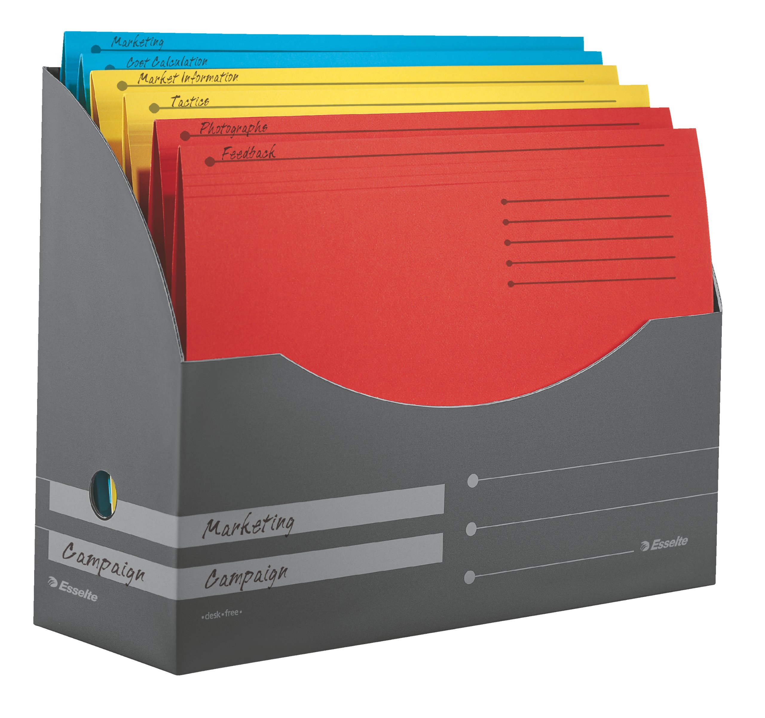 Esselte Assorted Desk Free Organiser - Pack of 6